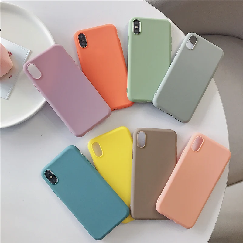 Matte simple solid color phone case for iphone 8 fundas for iphone 6 6s 8 7 plus xr xs x xsmax 5s se frosted silicone soft case
Matte simple solid color phone case for iphone 8 fundas for iphone 6 6s 8 7 plus xr xs x xsmax 5s se frosted silicone soft case