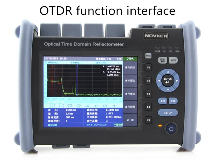 NK6000 OTDR Optical Fiber Breakpoint Detector with Built-in Visual Red Light for Locating Faults 2 NK6000 OTDR Optical Fiber Breakpoint Detector with Built-in Visual Red Light for Locating Faults 7