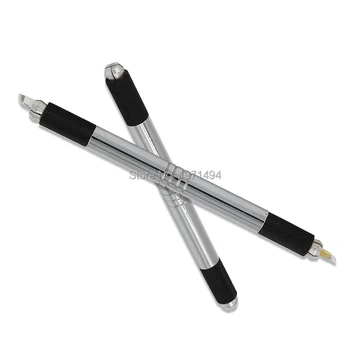 Top quality 30pcs manual tattoo pen makeup eyebrow double head microblading pens with 10pcs disposable flexible embroidery blade
Top quality 30pcs manual tattoo pen makeup eyebrow double head microblading pens with 10pcs disposable flexible embroidery blade