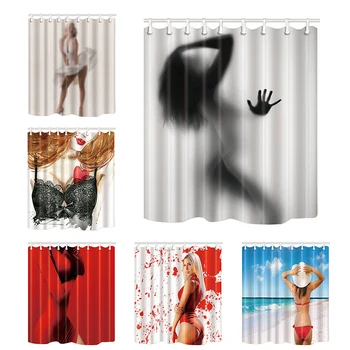 Sexy Girl Shower Curtains for Bathroom Decor Bath Screens Polyester Waterproof Mildewproof White Shower Curtain with Hooks
Sexy Girl Shower Curtains for Bathroom Decor Bath Screens Polyester Waterproof Mildewproof White Shower Curtain with Hooks