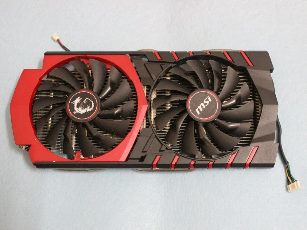 58mm x 4 Mounting Holes 4Wire 6Pin Original Heatsink Cooler Cooling Fan for for MSI NVIDIA Geforce GTX970 GAMING 4G Video Card
58mm x 4 Mounting Holes 4Wire 6Pin Original Heatsink Cooler Cooling Fan for for MSI NVIDIA Geforce GTX970 GAMING 4G Video Card