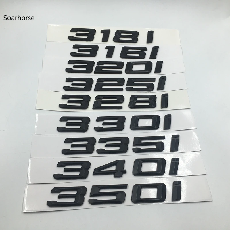 cicisame Replacement car Model No Rear 3D Sticker Emblem Badge for 316i 318i 320i 325i 328i 330i 335i 328i cicisame Replacement car Model No Rear 3D Sticker Emblem Badge for 316i 318i 320i 325i 328i 330i 335i 328i