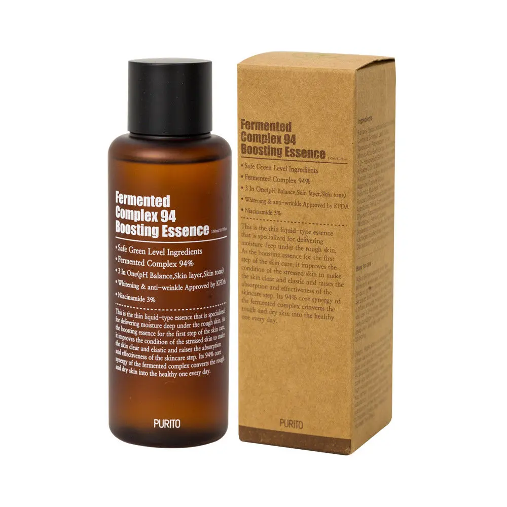 Korean Cosmetics PURITO Fermented Complex 94 Boosting Essence 150ml Skin Whitening 
Korean Cosmetics PURITO Fermented Complex 94 Boosting Essence 150ml Skin Whitening