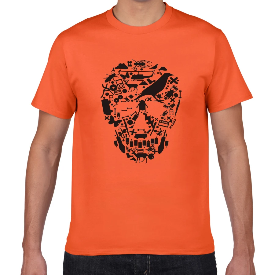 Summer Mens T Shirt 2018 New Fashion skull T Shirt Mens Clothing printted Short Sleeve Casual 100% cotton Mens Top Tee Shirt
Summer Mens T Shirt 2018 New Fashion skull T Shirt Mens Clothing printted Short Sleeve Casual 100% cotton Mens Top Tee Shirt
