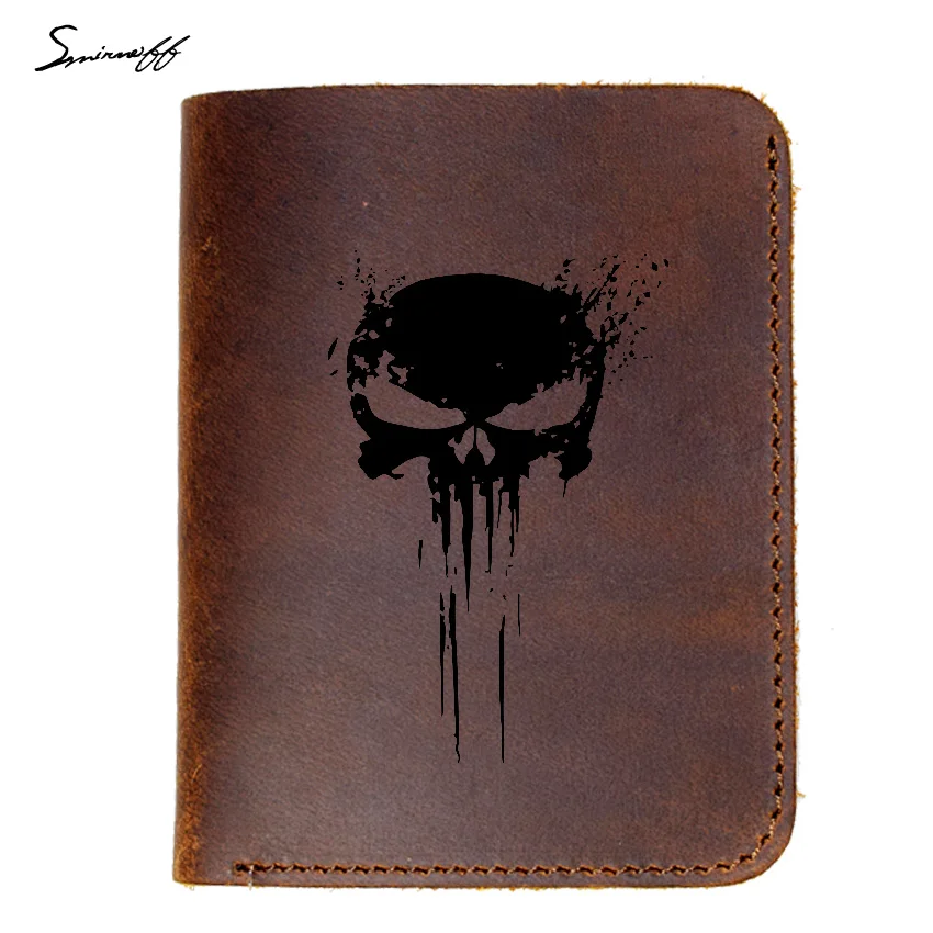 Vertical Section PUNISHER Skull Wallet Genuine leather Purse Credit Card Holders Simple Purse Name Gift Men Skull Wallet
Vertical Section PUNISHER Skull Wallet Genuine leather Purse Credit Card Holders Simple Purse Name Gift Men Skull Wallet