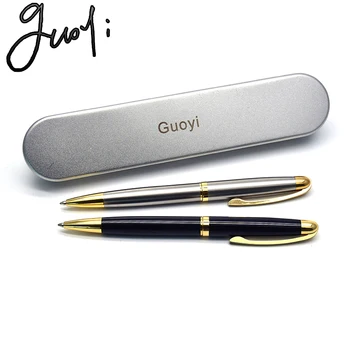 Guoyi Q39 Steel shell ballpoint pen 50pc/lot Metal high-end business office gifts and corporate logo customization signature pen
Guoyi Q39 Steel shell ballpoint pen 50pc/lot Metal high-end business office gifts and corporate logo customization signature pen