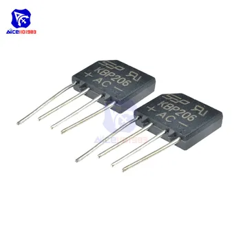 5PCS/Lot Bridge Rectifier Diode KBP206 SIP-4 2A 600V Single Phase Bridge Rectifier Original Integrated Circuit
5PCS/Lot Bridge Rectifier Diode KBP206 SIP-4 2A 600V Single Phase Bridge Rectifier Original Integrated Circuit