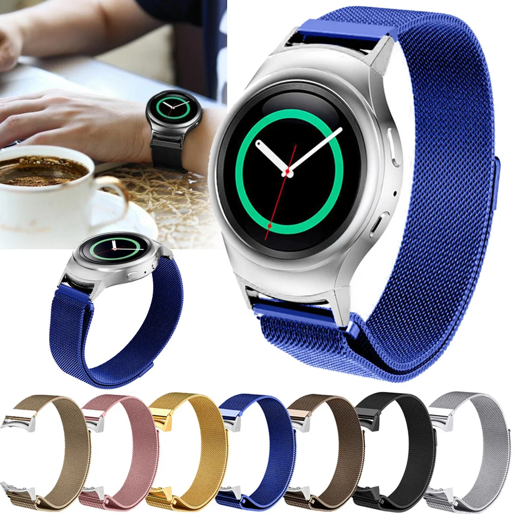 Магнитный ремешок для часов Milanese Loop браслет из нержавеющей стали Samsung Galaxy Watch Active