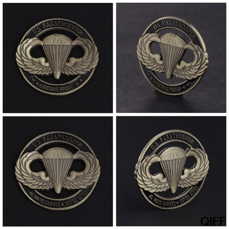 Wholesale Commemorative Coin American Paratrooper US Hollow Collection Arts Gifts Souvenir May06
Wholesale Commemorative Coin American Paratrooper US Hollow Collection Arts Gifts Souvenir May06