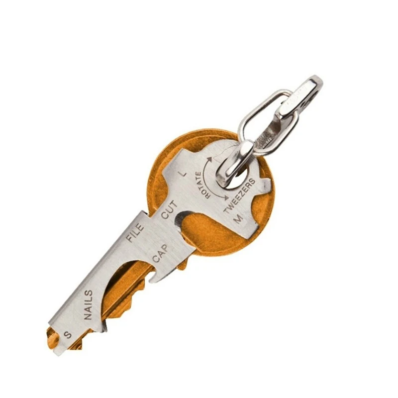 Multifunction 8in1 outdoor gadgets stainless steel bottle opener keychain Stainless steel EDC bottle opener
Multifunction 8in1 outdoor gadgets stainless steel bottle opener keychain Stainless steel EDC bottle opener