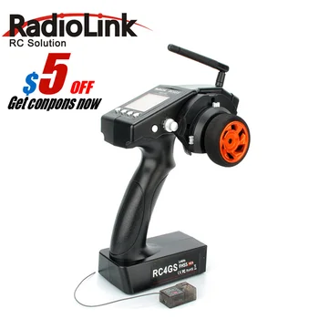 2017 RadioLink 4 Channel RC4GS/RC4G 2.4G 4CH Gun Controller Transmitter + R6FG Gyro Inside Receiver for RC Car Baja RT Boat Rx
2017 RadioLink 4 Channel RC4GS/RC4G 2.4G 4CH Gun Controller Transmitter + R6FG Gyro Inside Receiver for RC Car Baja RT Boat Rx