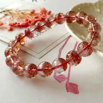Genuine Natural Lepidocrocite Quartz Red Super 7 Crystal 10mm Rare Women Man Round Beads Stretch Bracelet AAAAA Certificate
Genuine Natural Lepidocrocite Quartz Red Super 7 Crystal 10mm Rare Women Man Round Beads Stretch Bracelet AAAAA Certificate