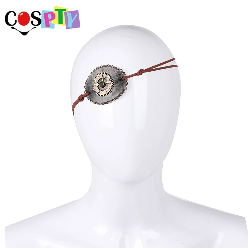 Cospty Halloween Carnival Party PU Leather Steampunk Gear Blinder Gothic Punk Accessory Clock Pirate Costume Eyepatch
Cospty Halloween Carnival Party PU Leather Steampunk Gear Blinder Gothic Punk Accessory Clock Pirate Costume Eyepatch