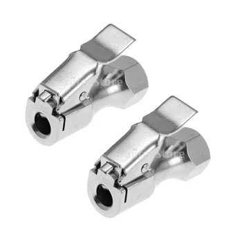 1 Pair 1/4 inch NPT Ball Foot Air Chuck with Clips Truck Auto Car Tire Hose Tool Clip-on Ball Foot Air Chuck Female Thread
1 Pair 1/4 inch NPT Ball Foot Air Chuck with Clips Truck Auto Car Tire Hose Tool Clip-on Ball Foot Air Chuck Female Thread