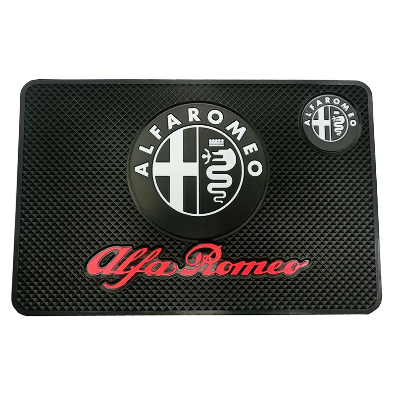 Car Logo Anti Slip Mat Phone Holder Non-Slip Mat non slip Pad For Alfa Romeo Giulietta Spider GT Giulia Mito 147 156 159
Car Logo Anti Slip Mat Phone Holder Non-Slip Mat non slip Pad For Alfa Romeo Giulietta Spider GT Giulia Mito 147 156 159