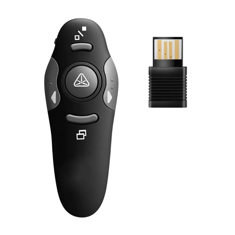 2.4Ghz RF Pointer Pen Wireless USB Power Point Presenter Remote Control Laser Pen Wireless Remote Red Laser Pointer
2.4Ghz RF Pointer Pen Wireless USB Power Point Presenter Remote Control Laser Pen Wireless Remote Red Laser Pointer