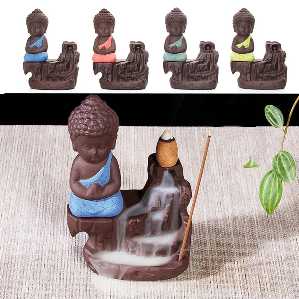 The Little Monk Censer Creative Home Decor Little Buddha Incense Burner Reflux Incense Holder Use In Home Office Tea Room
The Little Monk Censer Creative Home Decor Little Buddha Incense Burner Reflux Incense Holder Use In Home Office Tea Room