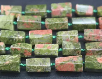 Simple Cut Tube Natural Unakite Beads, 8x12mm Faceted Nugget Unakite Beads,15 inches per strand,Natural Nugget beads
Simple Cut Tube Natural Unakite Beads, 8x12mm Faceted Nugget Unakite Beads,15 inches per strand,Natural Nugget beads