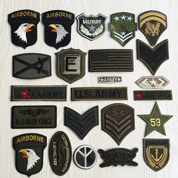 Embroidery U.S. Army Patch Iron On 3D AIRBORNE Tactical Emblem Cloth DIY Military Morale Armband America Flag Badge 23pcs
Embroidery U.S. Army Patch Iron On 3D AIRBORNE Tactical Emblem Cloth DIY Military Morale Armband America Flag Badge 23pcs