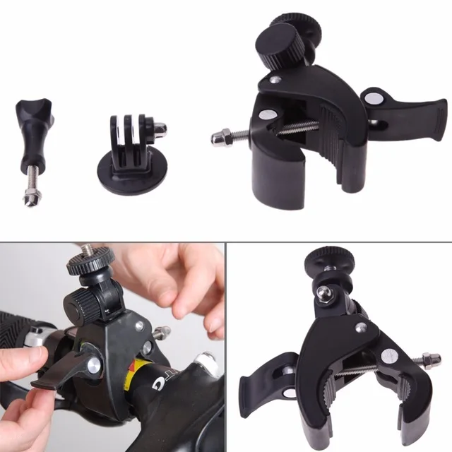 New Bicycle Bike/Motorcycle Handlebar Handle Bar Camera Mount stand Holder +Tripod Mount Adapter For GoPro Hero 1 2 3 3+ 4 dslr
New Bicycle Bike/Motorcycle Handlebar Handle Bar Camera Mount stand Holder +Tripod Mount Adapter For GoPro Hero 1 2 3 3+ 4 dslr