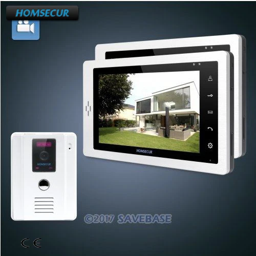 HOMSECUR 1v2 7" Hands-free Video Door Entry Phone Call System+Outdoor Monitoring for Apartment
HOMSECUR 1v2 7" Hands-free Video Door Entry Phone Call System+Outdoor Monitoring for Apartment