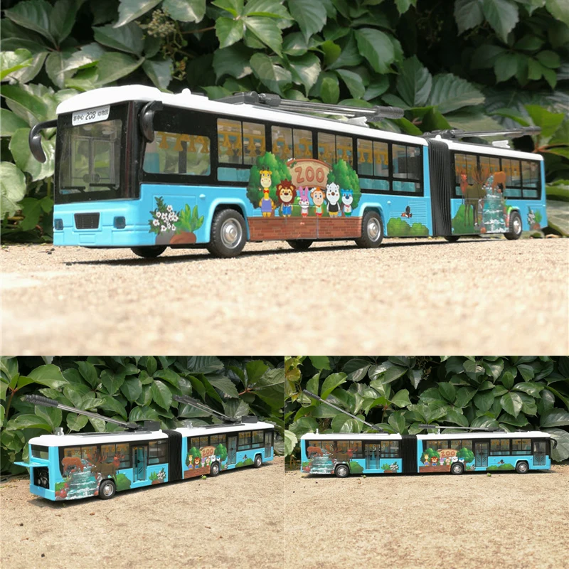 High simulation city trolleybus double bus 1:48 alloy pull back Double bus model toy cars gifts free shipping
High simulation city trolleybus double bus 1:48 alloy pull back Double bus model toy cars gifts free shipping