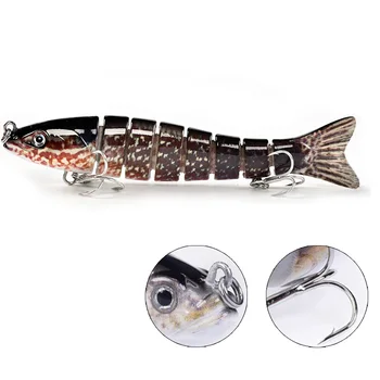 Multicolor Multi Jointed Fish Fishing Lure Baits Swim Fishing Tackle Tools with Hooks Floating Artificial Bait Simulation Bait
Multicolor Multi Jointed Fish Fishing Lure Baits Swim Fishing Tackle Tools with Hooks Floating Artificial Bait Simulation Bait