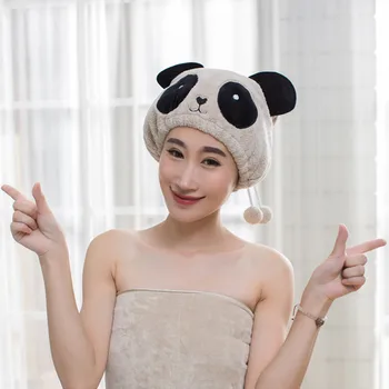 Panda/Big Ear Cute Girl Hair Dry Hat Towel Shower Cap Strong Absorbing Drying Superfine Fiber Towel Ultra-Soft Dry Hair Towel
Panda/Big Ear Cute Girl Hair Dry Hat Towel Shower Cap Strong Absorbing Drying Superfine Fiber Towel Ultra-Soft Dry Hair Towel