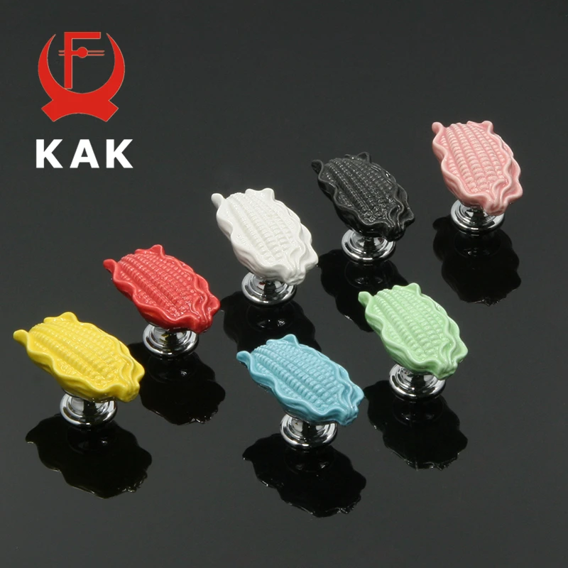 KAK Ceramic Drawer Knobs Cabinet Knobs Pulls Kitchen Handles Cartoon Corn Furniture Handle for Kids Room Furniture Hardware
KAK Ceramic Drawer Knobs Cabinet Knobs Pulls Kitchen Handles Cartoon Corn Furniture Handle for Kids Room Furniture Hardware