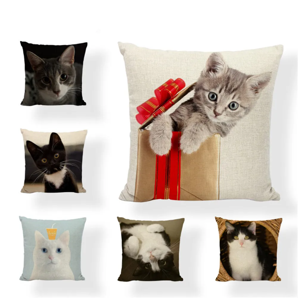 Cartoon Cute Cat Cushion Set Gift Box Bamboo Basket 45*45cm Juice Throw Pillowcase Reading Books Children Room Sofa Decoration
Cartoon Cute Cat Cushion Set Gift Box Bamboo Basket 45*45cm Juice Throw Pillowcase Reading Books Children Room Sofa Decoration