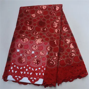 (5yards/pc) red and red African Organza lace fabric with lots of sequins newest mesh lace with embroidery for party
(5yards/pc) red and red African Organza lace fabric with lots of sequins newest mesh lace with embroidery for party