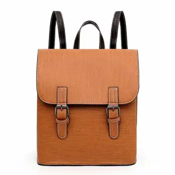 Retro Waterproof Solid Color Travel Backpacks Women Leather School Rucksack Teen Girl School Bags Female Travel Mochila Bag
Retro Waterproof Solid Color Travel Backpacks Women Leather School Rucksack Teen Girl School Bags Female Travel Mochila Bag