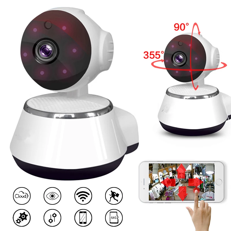 720P IP Camera Wireless Home Security Camera Surveillance Camera Wifi Night Vision CCTV Camera Baby Monitor Smart Track
720P IP Camera Wireless Home Security Camera Surveillance Camera Wifi Night Vision CCTV Camera Baby Monitor Smart Track