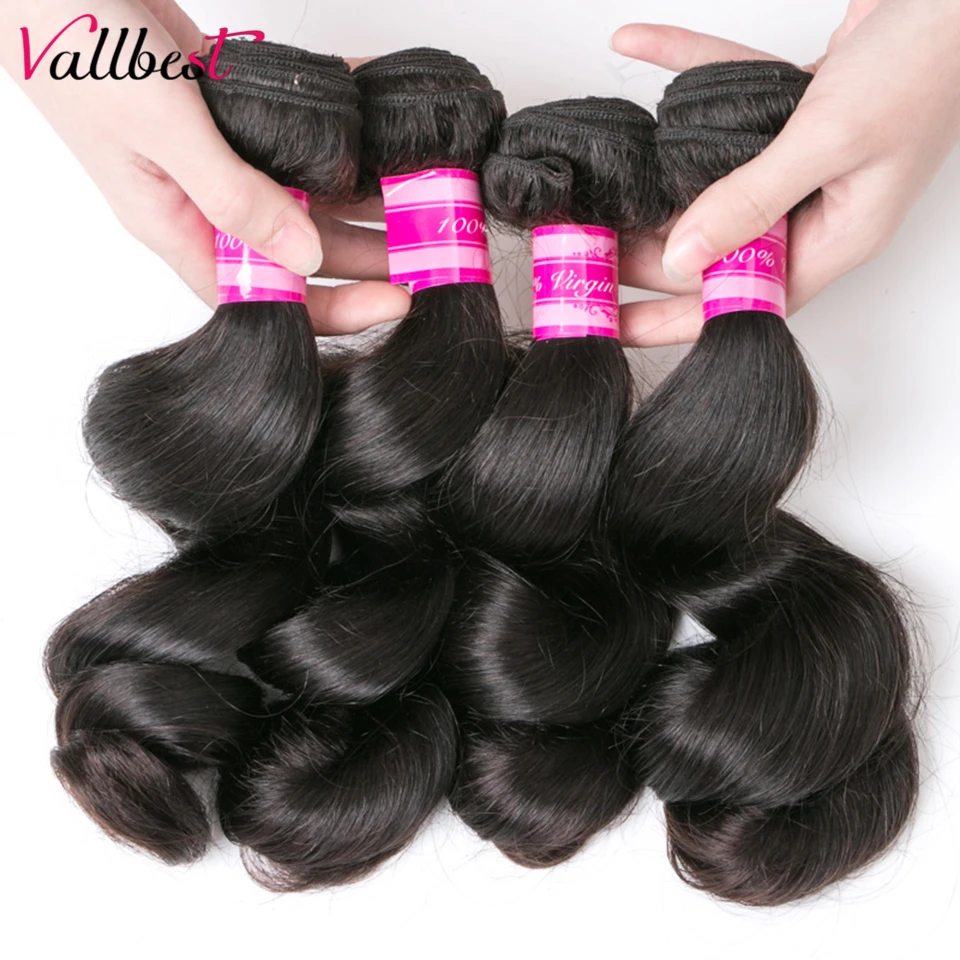 Vallbest Hair Extension Malaysian Loose Wave 4 Bundles 100g/Piece Thick End Natural Weave Bundles Remy Human Hair Bundles
Vallbest Hair Extension Malaysian Loose Wave 4 Bundles 100g/Piece Thick End Natural Weave Bundles Remy Human Hair Bundles