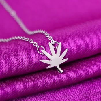 925 Sterling Silver Necklaces For Women Leaf Charm Necklaces & Pendants Jewelry Collar Colar de Plata DZ753
925 Sterling Silver Necklaces For Women Leaf Charm Necklaces & Pendants Jewelry Collar Colar de Plata DZ753