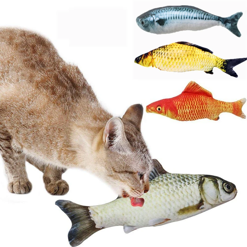 1PC Vivid Artificial Fish Shape Simulation Plush Pet Cat Chew Toy Cat Mint Catnip Fish Toys Interaction Training Toys
1PC Vivid Artificial Fish Shape Simulation Plush Pet Cat Chew Toy Cat Mint Catnip Fish Toys Interaction Training Toys