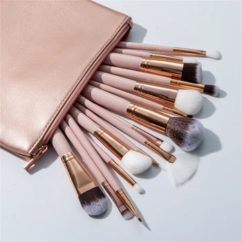 Excellent Quality 15pcs Makeup Brushes Set + Leather Case Foundation Powder Blush Highlighter Eyeshadow Blending Brush Maquiagem
Excellent Quality 15pcs Makeup Brushes Set + Leather Case Foundation Powder Blush Highlighter Eyeshadow Blending Brush Maquiagem