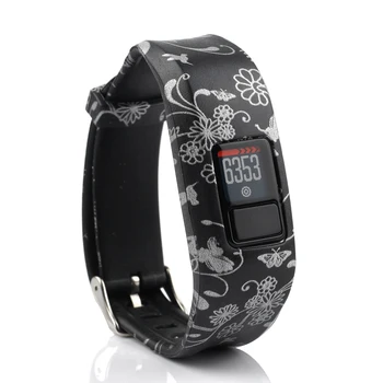 Honecumi For Garmin Vivofit JR Activity Tracker Band Black Flower Silicone Wrist Strap For Gamin Vivofit 3/JR Children Kids
Honecumi For Garmin Vivofit JR Activity Tracker Band Black Flower Silicone Wrist Strap For Gamin Vivofit 3/JR Children Kids