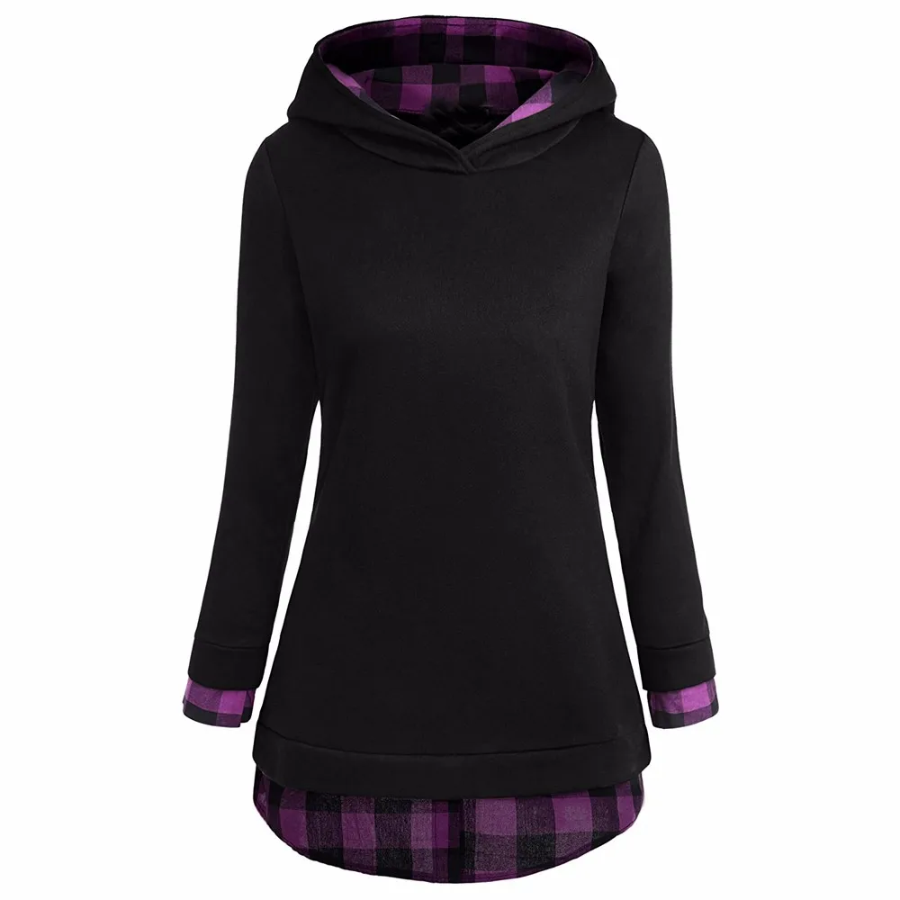 Free Ostrich Plaid Stitching Hoodie Sweatshirt 2019 hoodies Autumn Women's Ladies Elegant Long Sleeve Casual Pullover Tops C1635
Free Ostrich Plaid Stitching Hoodie Sweatshirt 2019 hoodies Autumn Women's Ladies Elegant Long Sleeve Casual Pullover Tops C1635