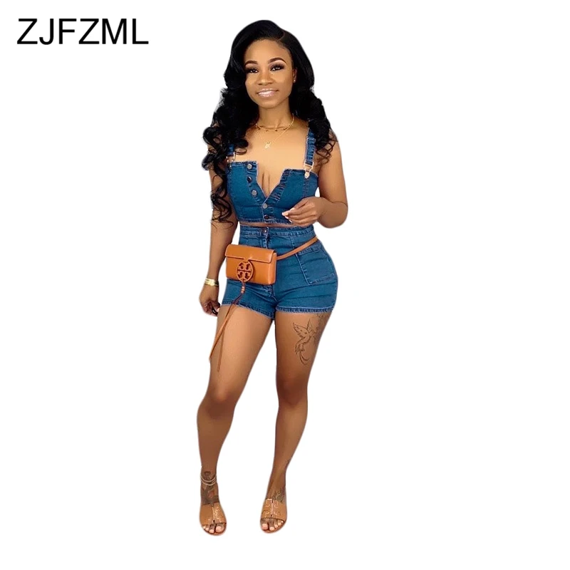 Plus Size Denim Two Piece Tracksuit Women's Suit Buttons Up Backless Crop Top+ Biker Shorts Outfits Casual 2 Piece Matching Set
Plus Size Denim Two Piece Tracksuit Women's Suit Buttons Up Backless Crop Top+ Biker Shorts Outfits Casual 2 Piece Matching Set