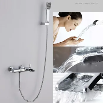 Bath & Shower Bathroom Chrome Shower Faucet Set Handheld Mixer Tap With ABS Hand Shower Head Shower Faucet Set Wall Mounted
Bath & Shower Bathroom Chrome Shower Faucet Set Handheld Mixer Tap With ABS Hand Shower Head Shower Faucet Set Wall Mounted
