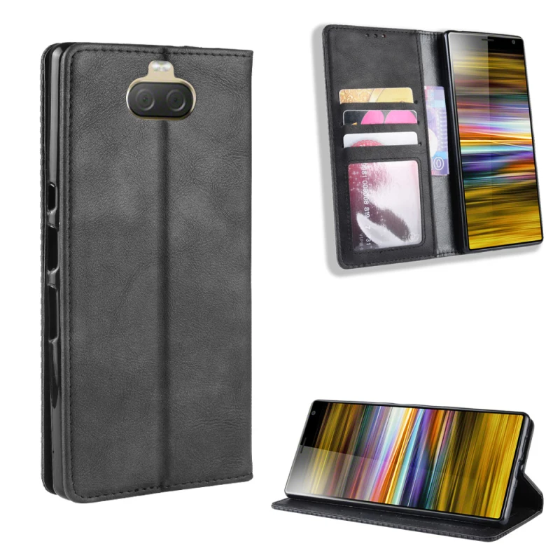 For Sony Xperia 10 case with magnet leather flip stand phone case for Sony Xperia 10 Plus cover
For Sony Xperia 10 case with magnet leather flip stand phone case for Sony Xperia 10 Plus cover