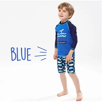S-XXL Children Bathing Suits 2018 new Long sleeve Sunscreen Waves print Two Pieces courageous Boys Swimwear Baby Trunks Swimming
S-XXL Children Bathing Suits 2018 new Long sleeve Sunscreen Waves print Two Pieces courageous Boys Swimwear Baby Trunks Swimming