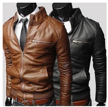 Man Leather Jacket Windproof 3 Colors Motorcycle Slim Fit Retro Spring Men's PU Leather Jackets Casual Coat 2016 Top Quality
Man Leather Jacket Windproof 3 Colors Motorcycle Slim Fit Retro Spring Men's PU Leather Jackets Casual Coat 2016 Top Quality