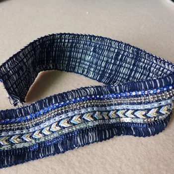 New Special Braided Lace Trim Pearl Beaded Crocheted Lace Ribbon With Sequins DIY Handmade Curtain Decoration Accessory
New Special Braided Lace Trim Pearl Beaded Crocheted Lace Ribbon With Sequins DIY Handmade Curtain Decoration Accessory