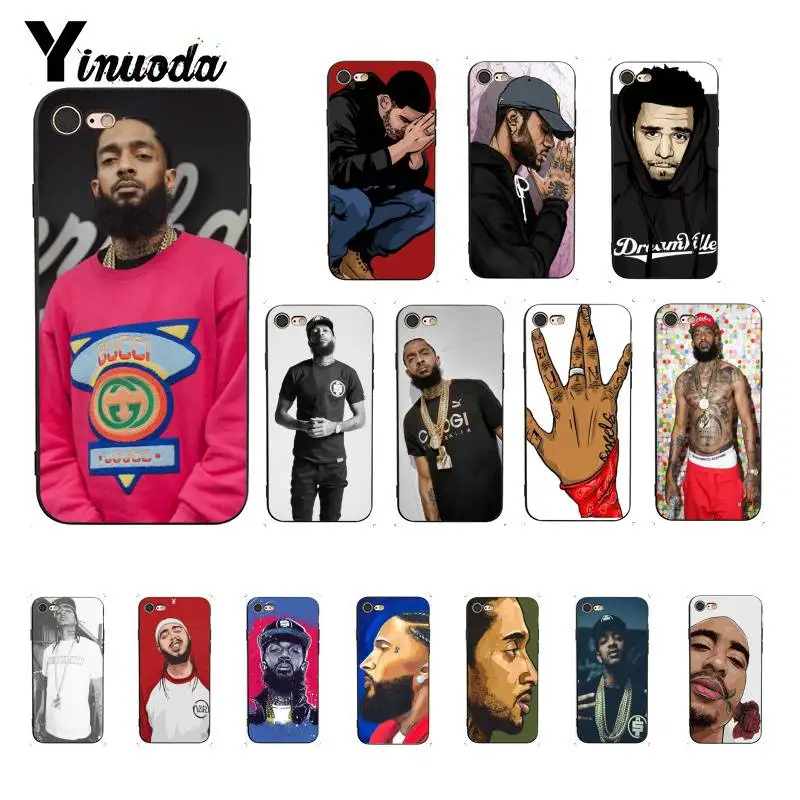 Yinuoda Rapper Nipsey Hussle Silicone Black TPU Soft Silicone Phone Case Cover for iPhone 8 7 6 6S 6Plus X XS MAX 5 5S SE XR
Yinuoda Rapper Nipsey Hussle Silicone Black TPU Soft Silicone Phone Case Cover for iPhone 8 7 6 6S 6Plus X XS MAX 5 5S SE XR
