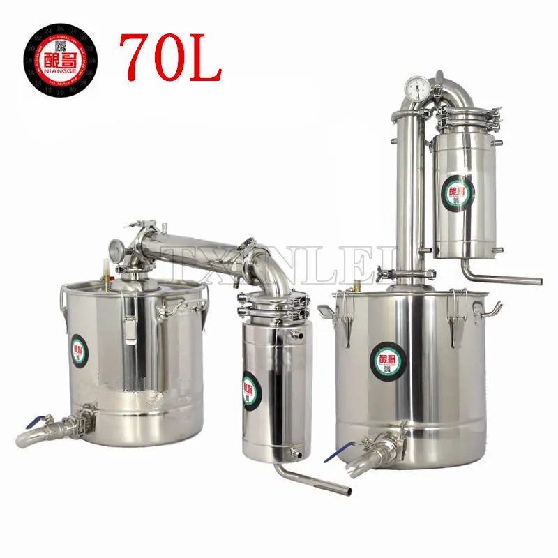 NIANGGE 70L Large capacity Distiller Bar Household facilities wine limbeck distilled baijiu vodka maker brew alcohol whisky Wine
NIANGGE 70L Large capacity Distiller Bar Household facilities wine limbeck distilled baijiu vodka maker brew alcohol whisky Wine