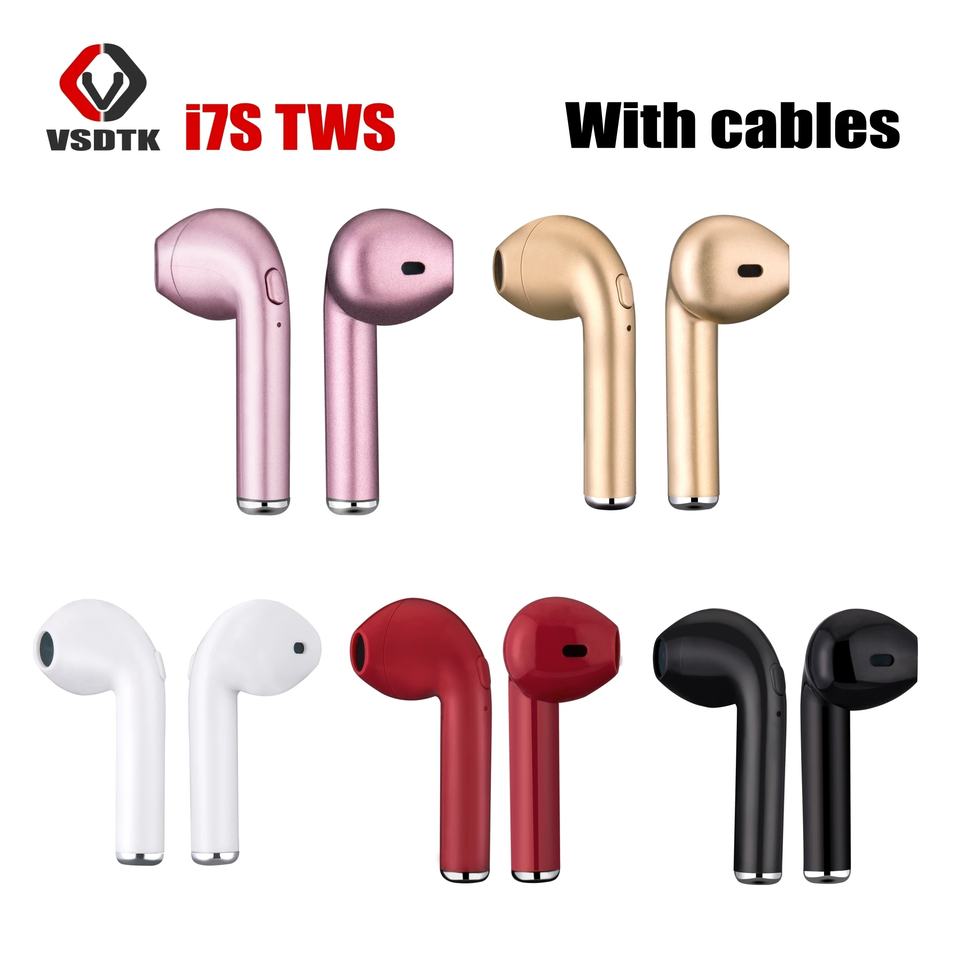 Hot sales I7 i7s tws wireless Bluetooth Earphone Earbuds Headset With Mic with cables for iphone xiaomi huawei smartphones
Hot sales I7 i7s tws wireless Bluetooth Earphone Earbuds Headset With Mic with cables for iphone xiaomi huawei smartphones