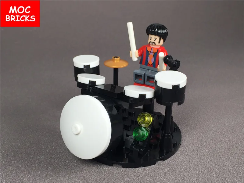Set Sale MOC Bricks DIY MOC Drum Kit Set Music Equipment Microphone Drumsticks building Blocks action figure Kids Dolls Gifts
Set Sale MOC Bricks DIY MOC Drum Kit Set Music Equipment Microphone Drumsticks building Blocks action figure Kids Dolls Gifts