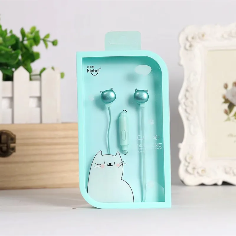 Cartoon Little Cat In-ear Earphones 3.5mm plug Audio Stereo earphone with mic for iPhone Samsung MP3 Player
Cartoon Little Cat In-ear Earphones 3.5mm plug Audio Stereo earphone with mic for iPhone Samsung MP3 Player